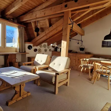 Chesa Bellaval, Haus La Vuolp 2-zimmer-dachwohung Silvaplana