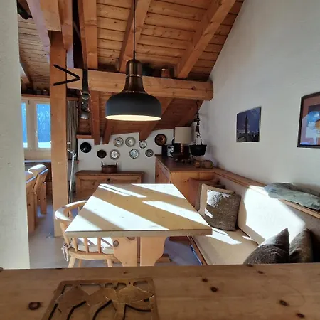 Chesa Bellaval, Haus La Vuolp 2-zimmer-dachwohung Silvaplana